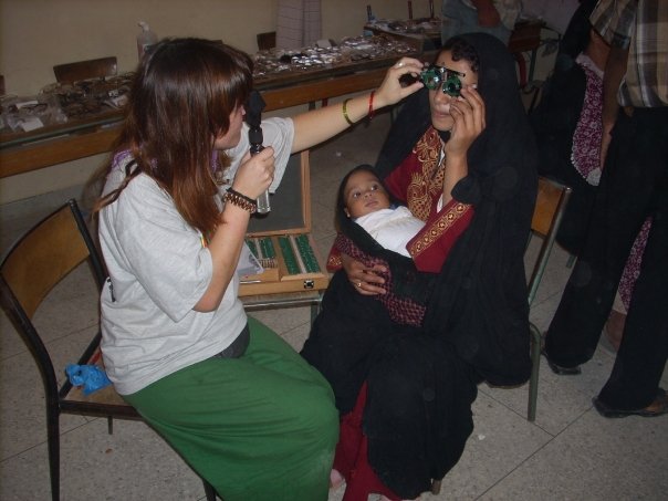 Revisión optométrica en Marruecos. Teresa Sanchez