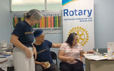 Campaña de revisión de pacientes operados de cataratas en Honduras