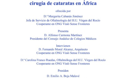 PONENCIA COOPERANTE DRA. CABANÁS: «RECUPERAR LA VISIÓN, RECUPERAR LA VIDA»